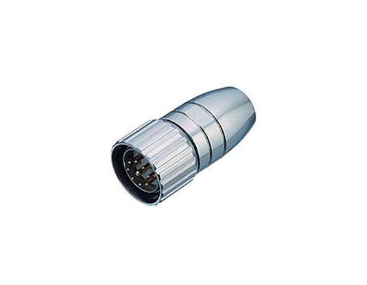 M23 12Pin 連接器、直頭、公頭